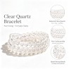 Natural Genuine Wealth Meaning Clear Quartz Bracelet